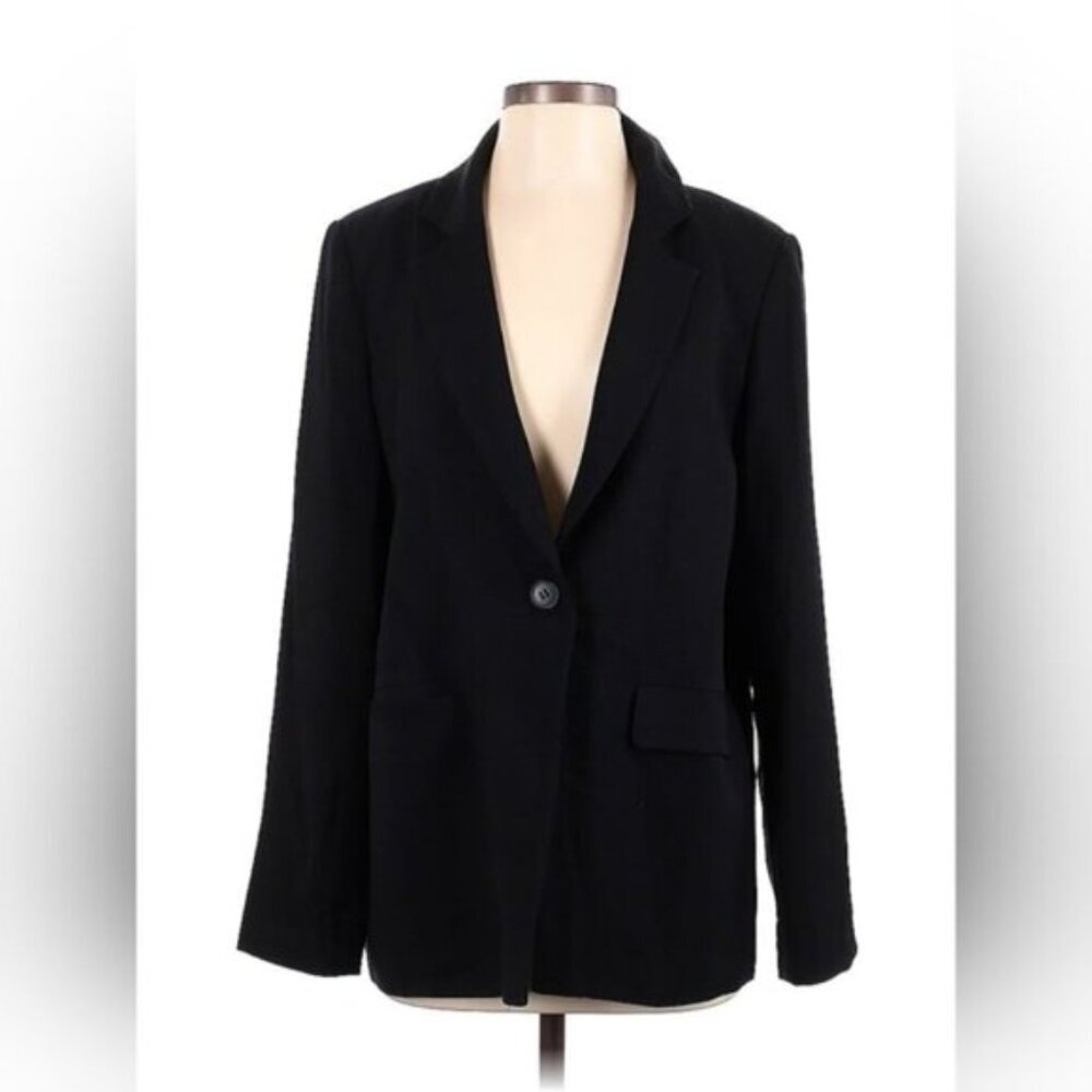 Revolve Chelsea28 Oversized Printed Dotted Lightweight Minimalist Blazer S
